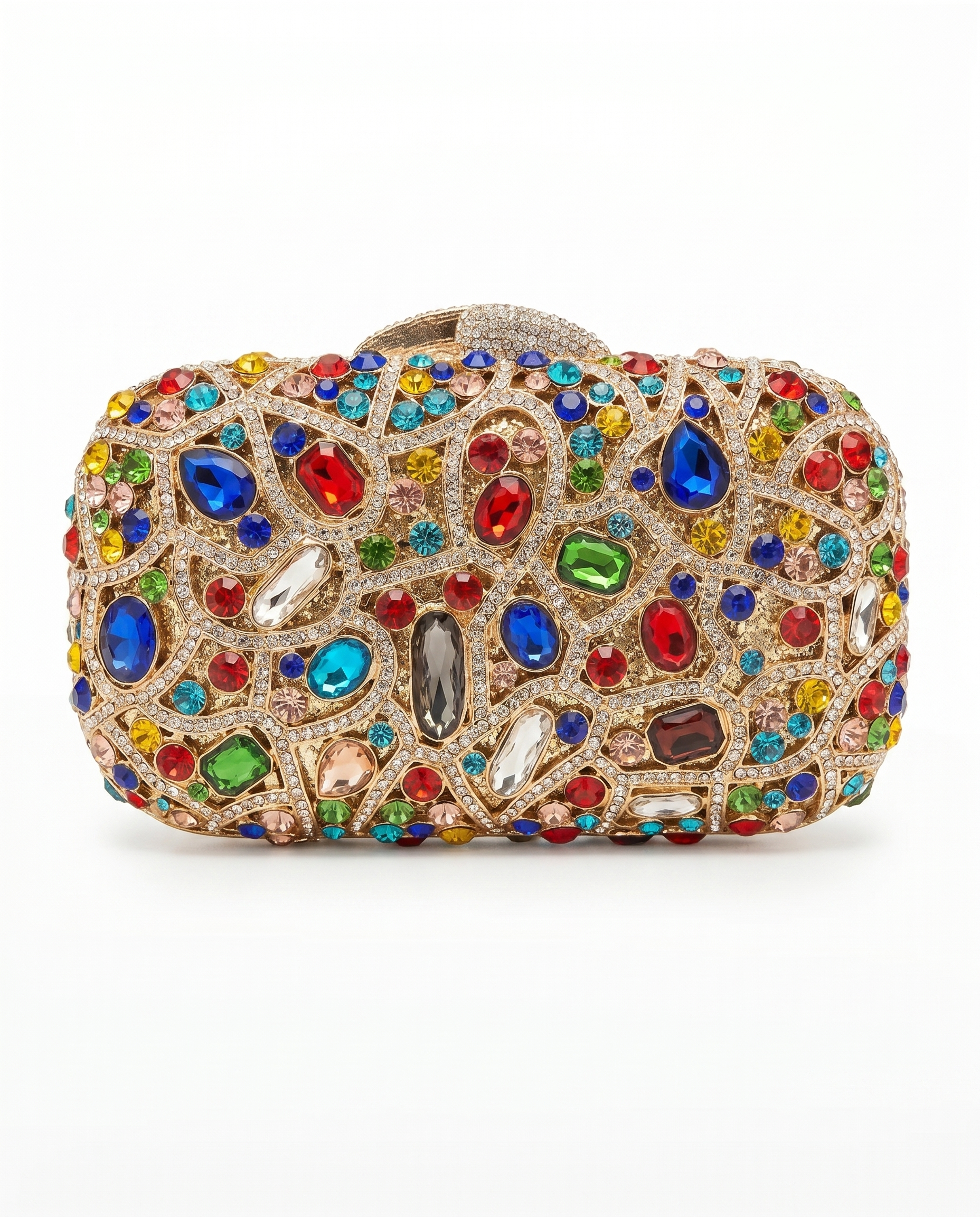 Royal Rainbow Crystal Bag