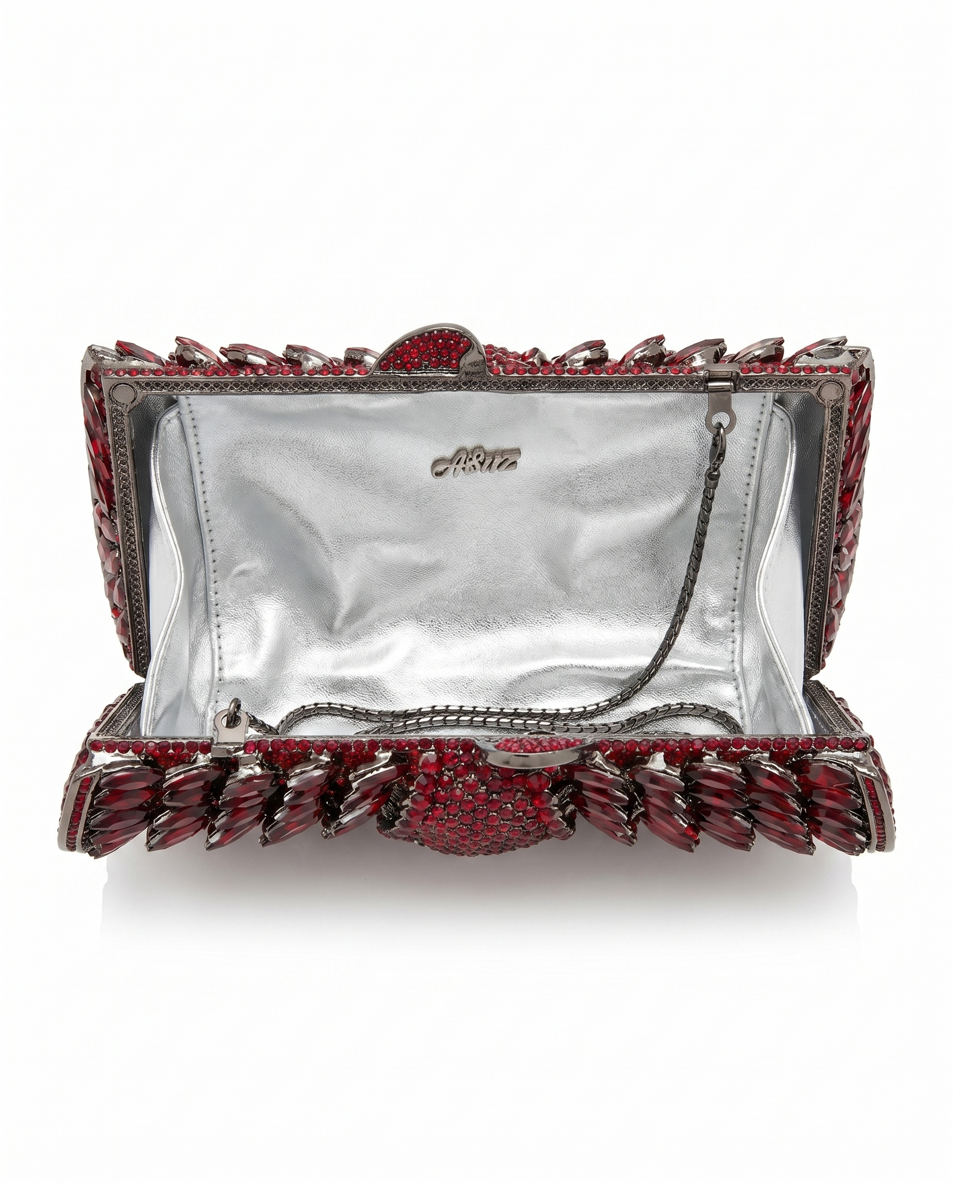 Ruby Radiance Crystal Bag