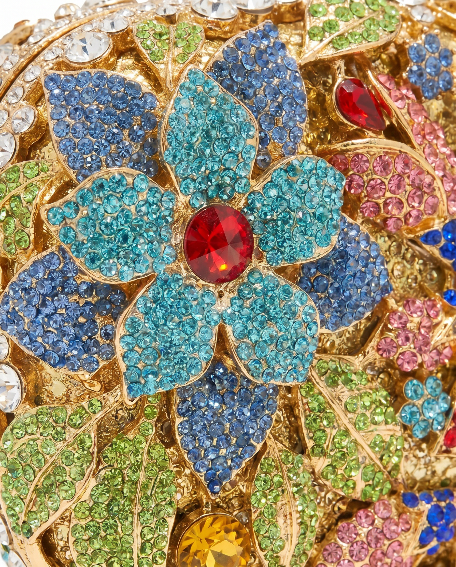 Garden Bouquet Crystal Bag