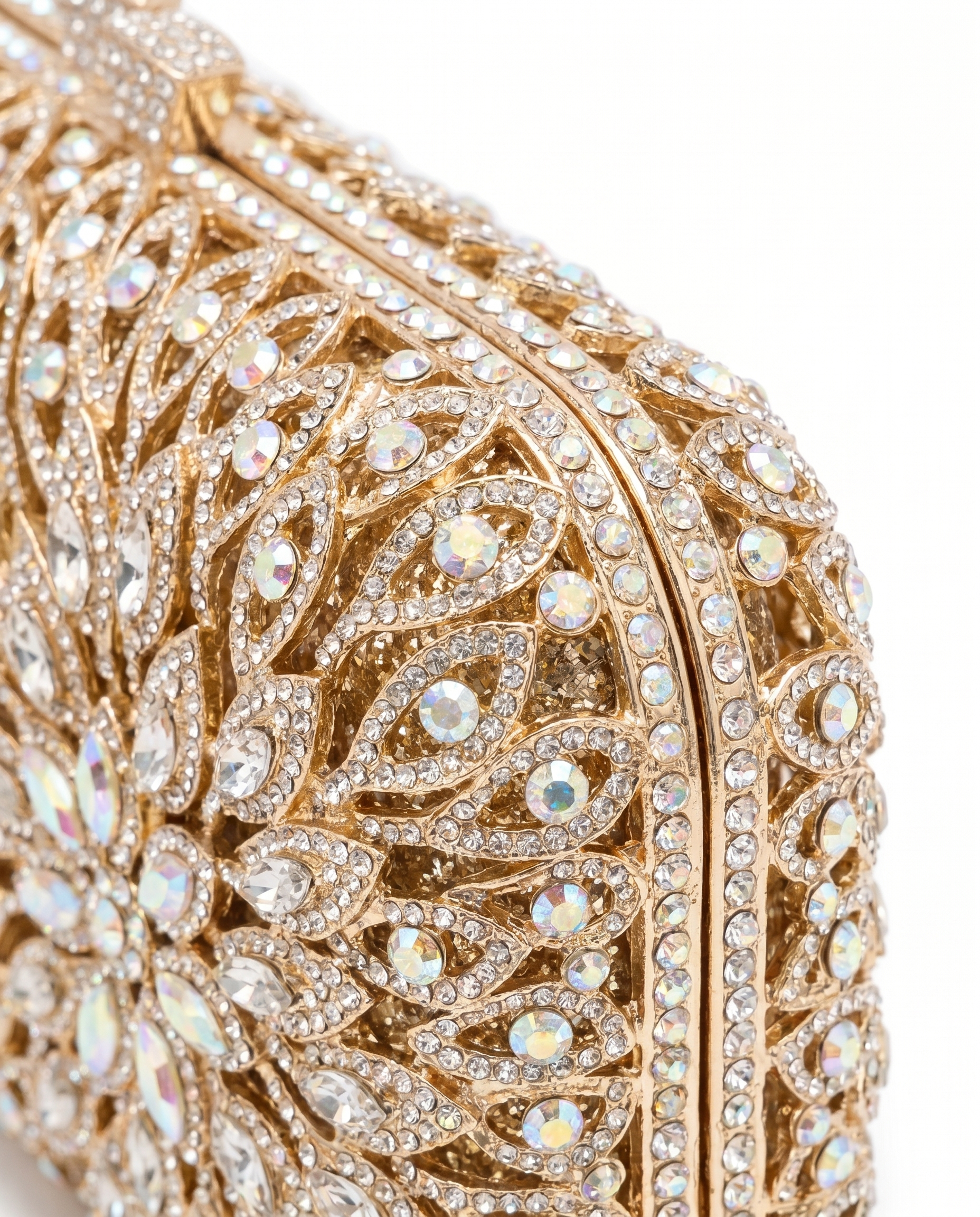 Golden Crystal Bloom Bag