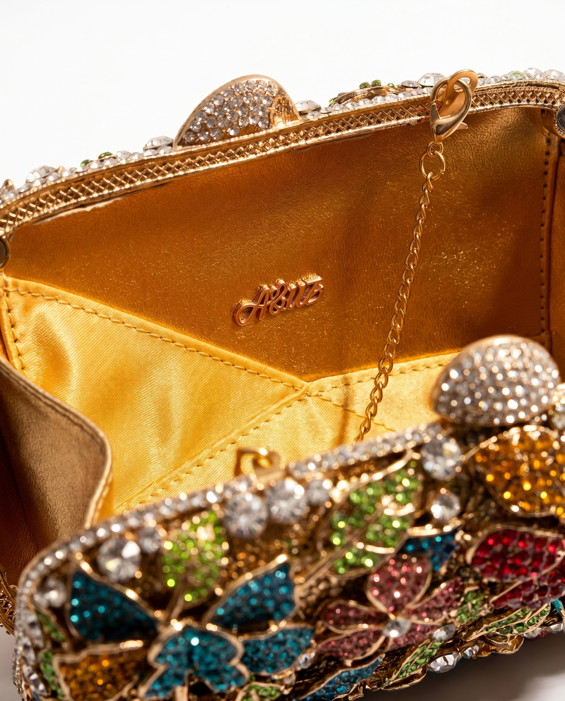 Garden Bouquet Crystal Bag