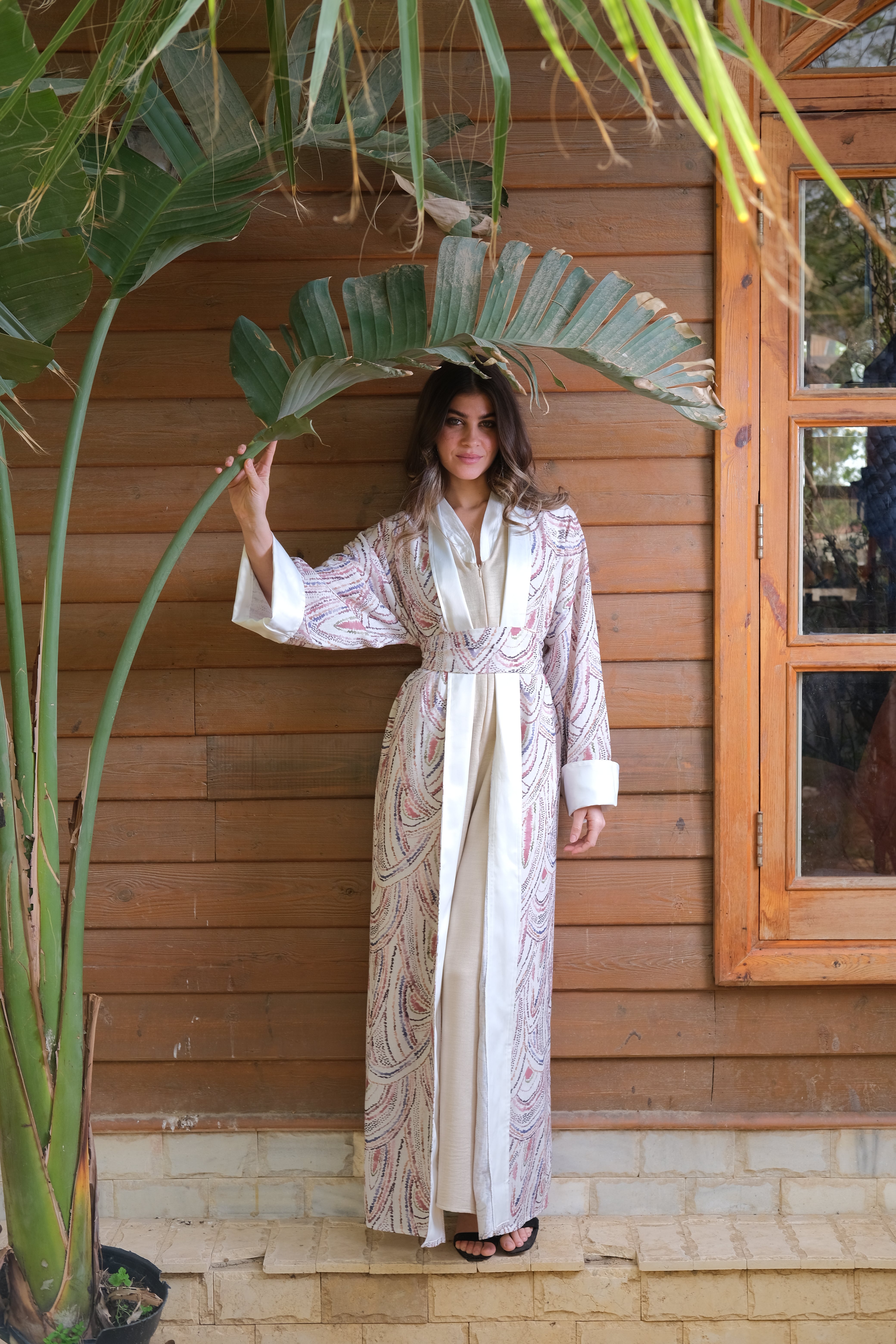 Linen Colorful Kimono