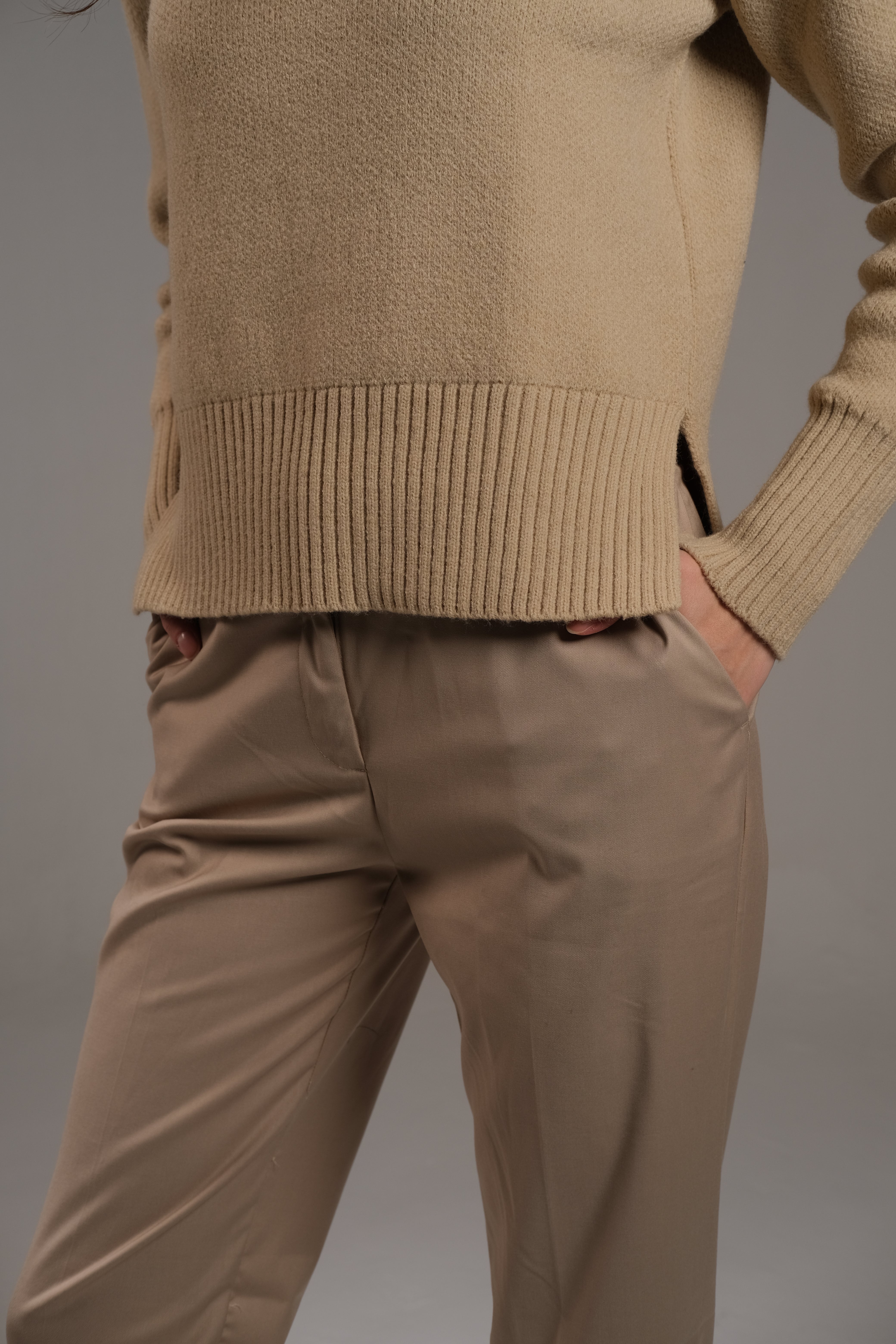 Trousers in Beige