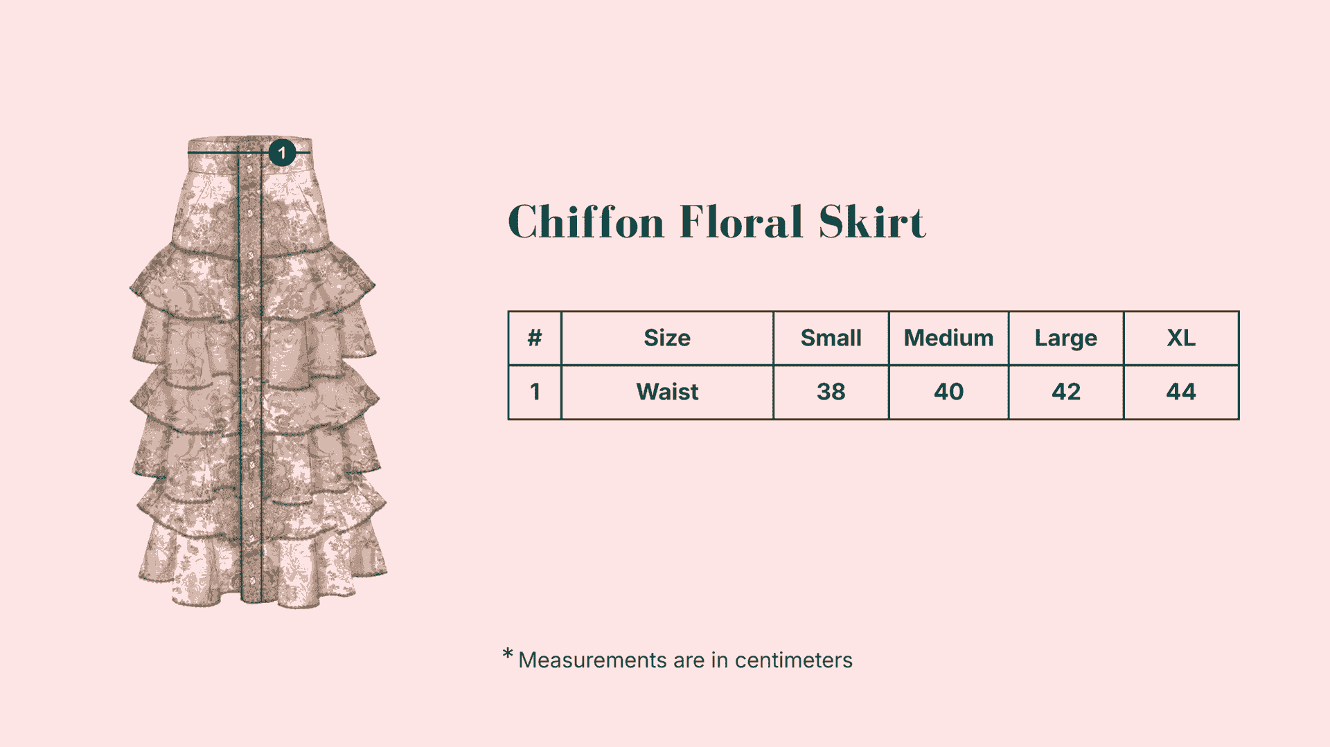 Cotton Chiffon Floral Skirt - A&Suz