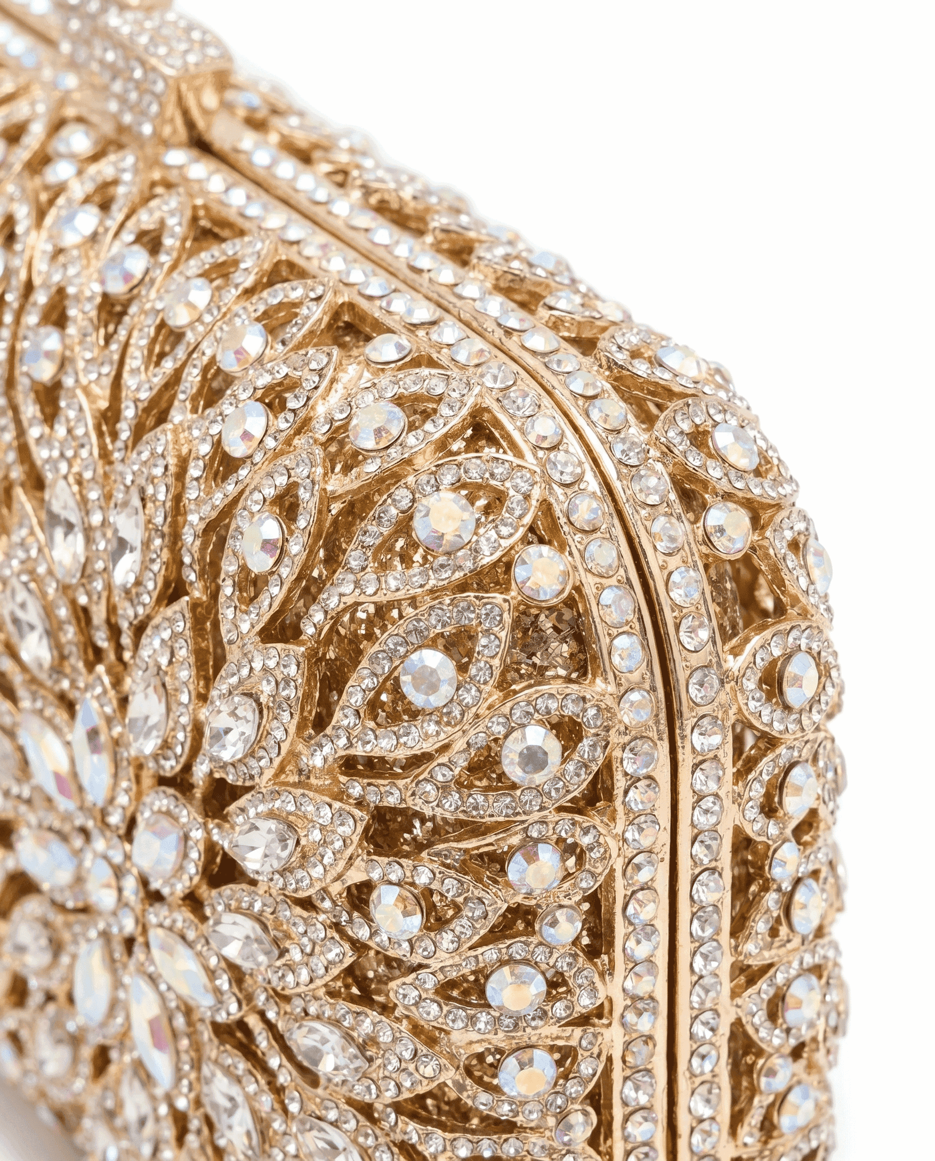 Golden Crystal Bloom Bag - A&Suz