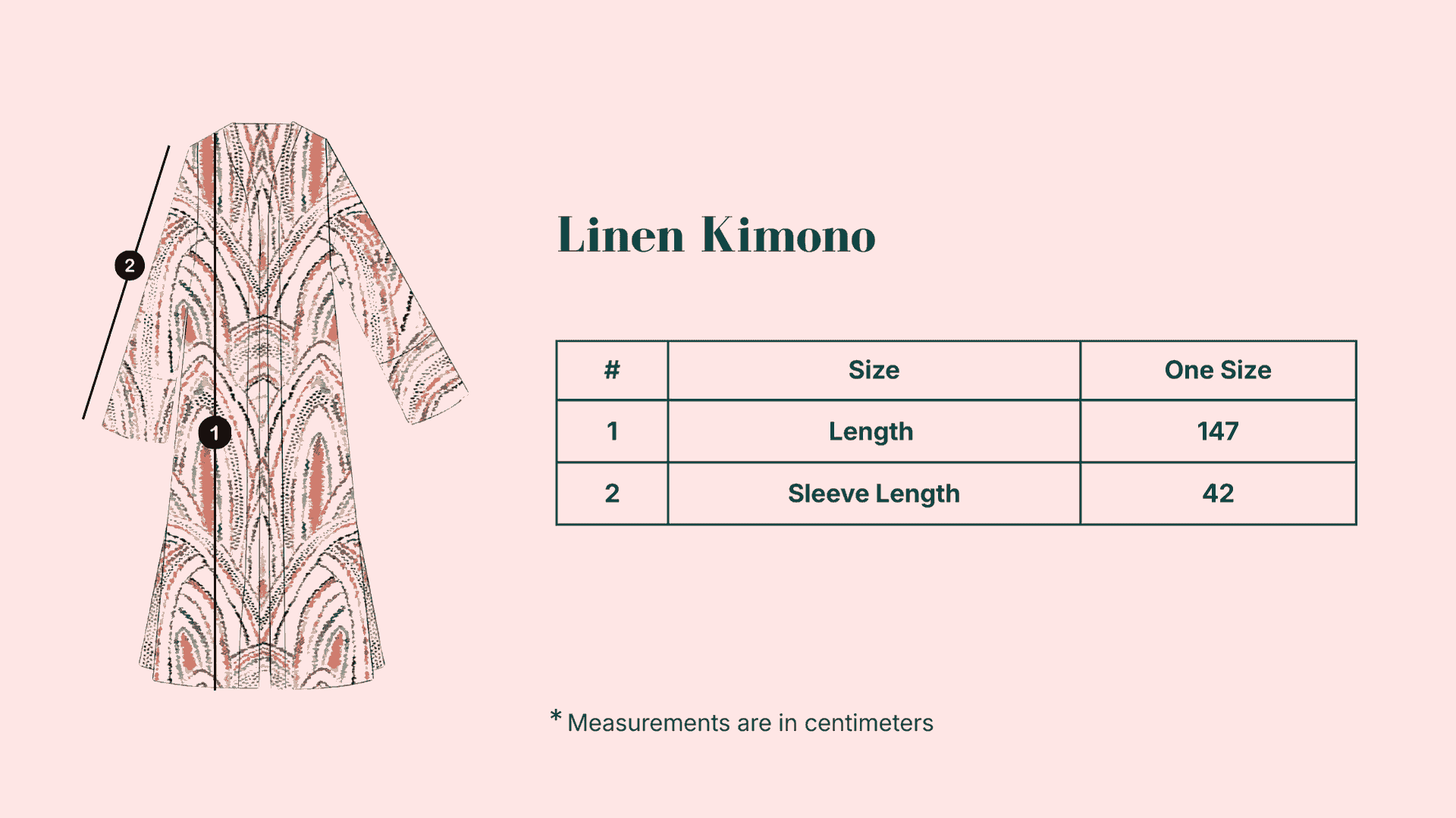 Linen Colorful Kimono - A&Suz