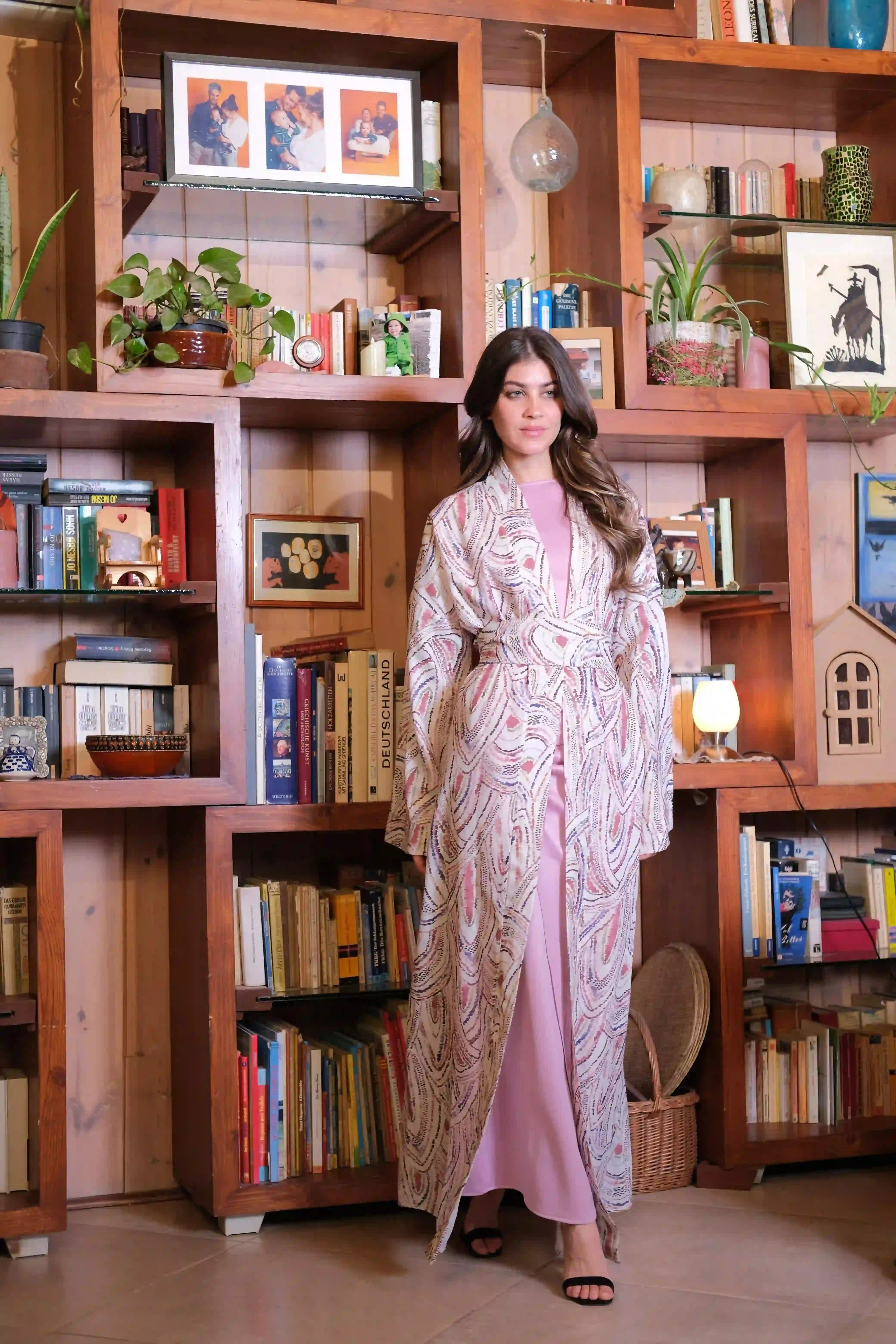Linen Colorful Kimono - A&Suz