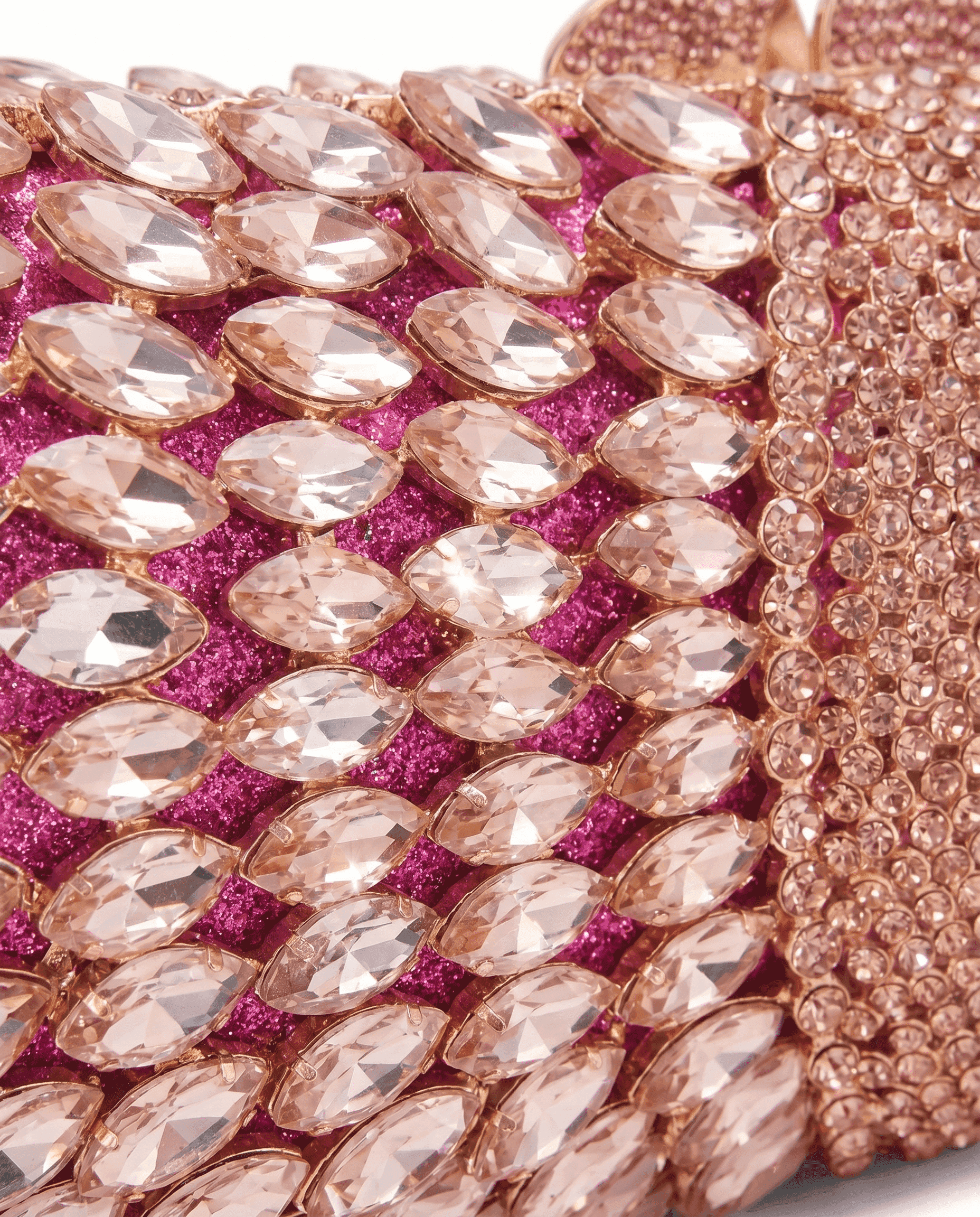 Rose Gold Crystal Bag - A&Suz