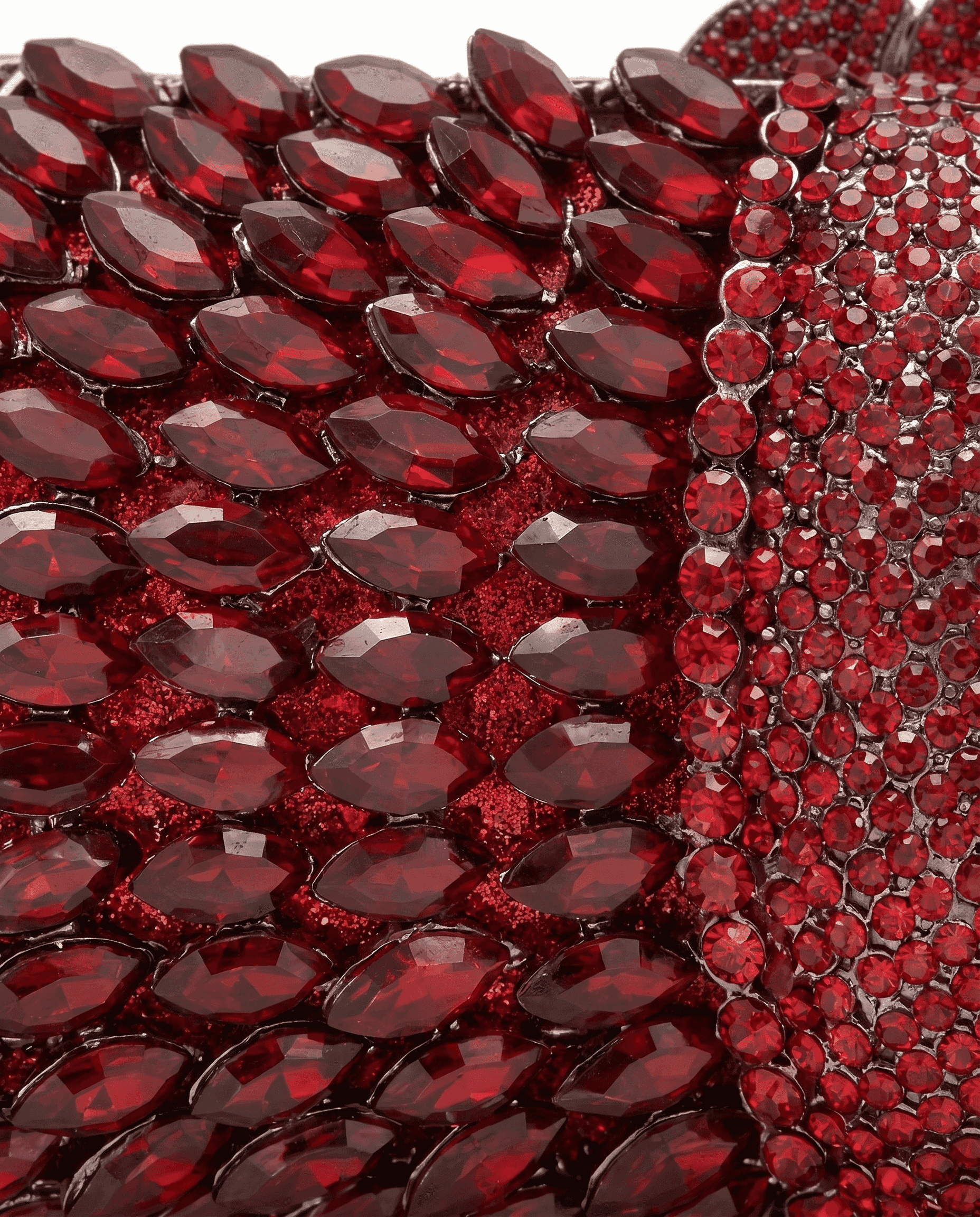 Ruby Radiance Crystal Bag - A&Suz